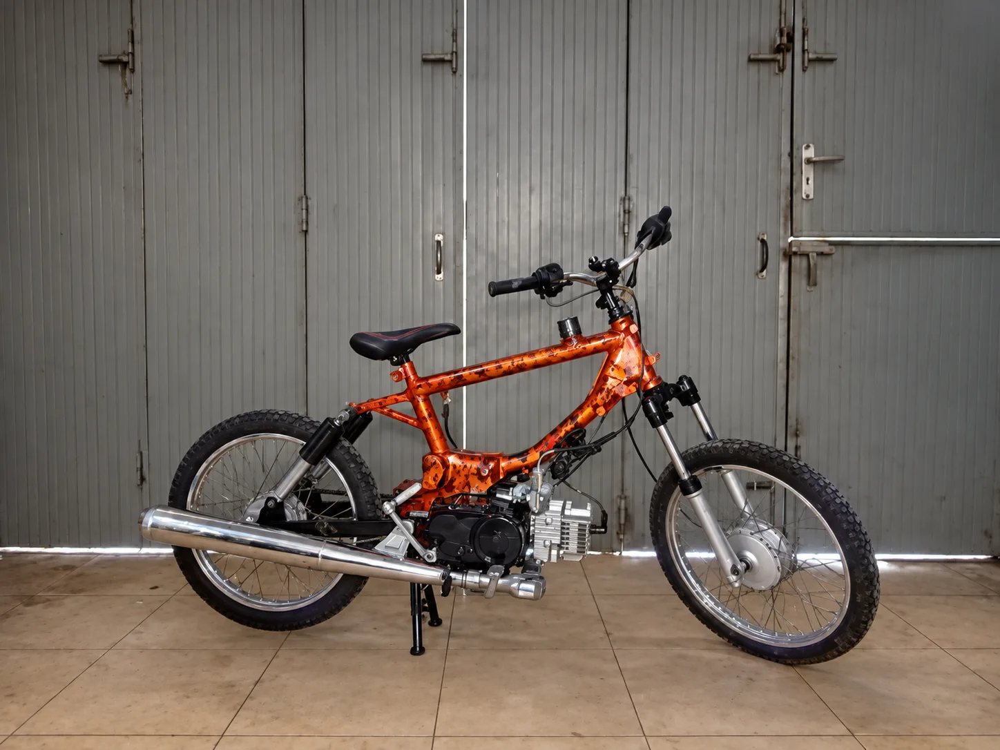 BMX Cub — Setelah Pengerjaan. Hasil akhir unit setelah proses modifikasi.